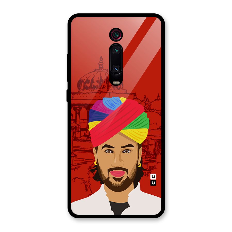 The Rajasthani Chokro Glass Back Case for Redmi K20