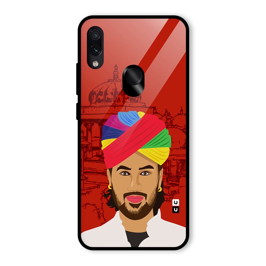 The Rajasthani Chokro Glass Back Case for Redmi Note 7 Pro