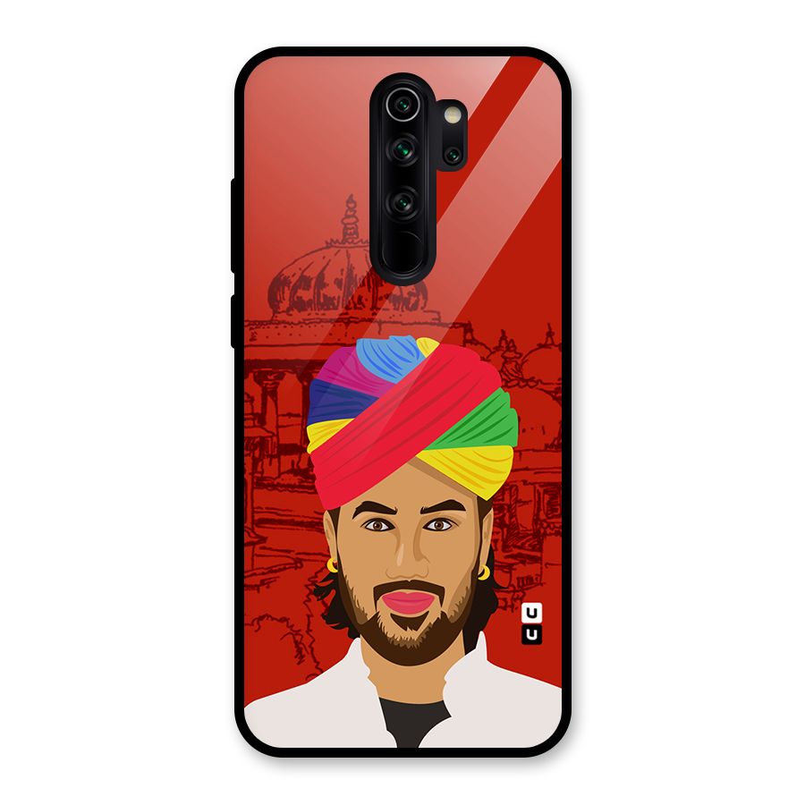 The Rajasthani Chokro Glass Back Case for Redmi Note 8 Pro