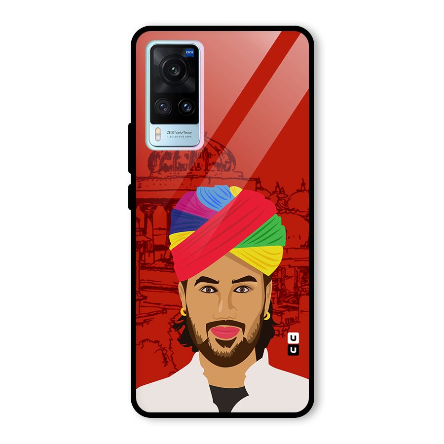 The Rajasthani Chokro Glass Back Case for Vivo X60