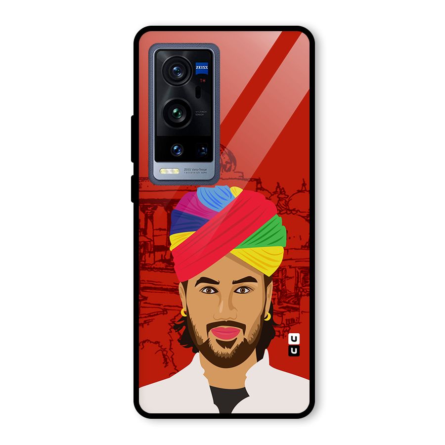 The Rajasthani Chokro Glass Back Case for Vivo X60 Pro Plus