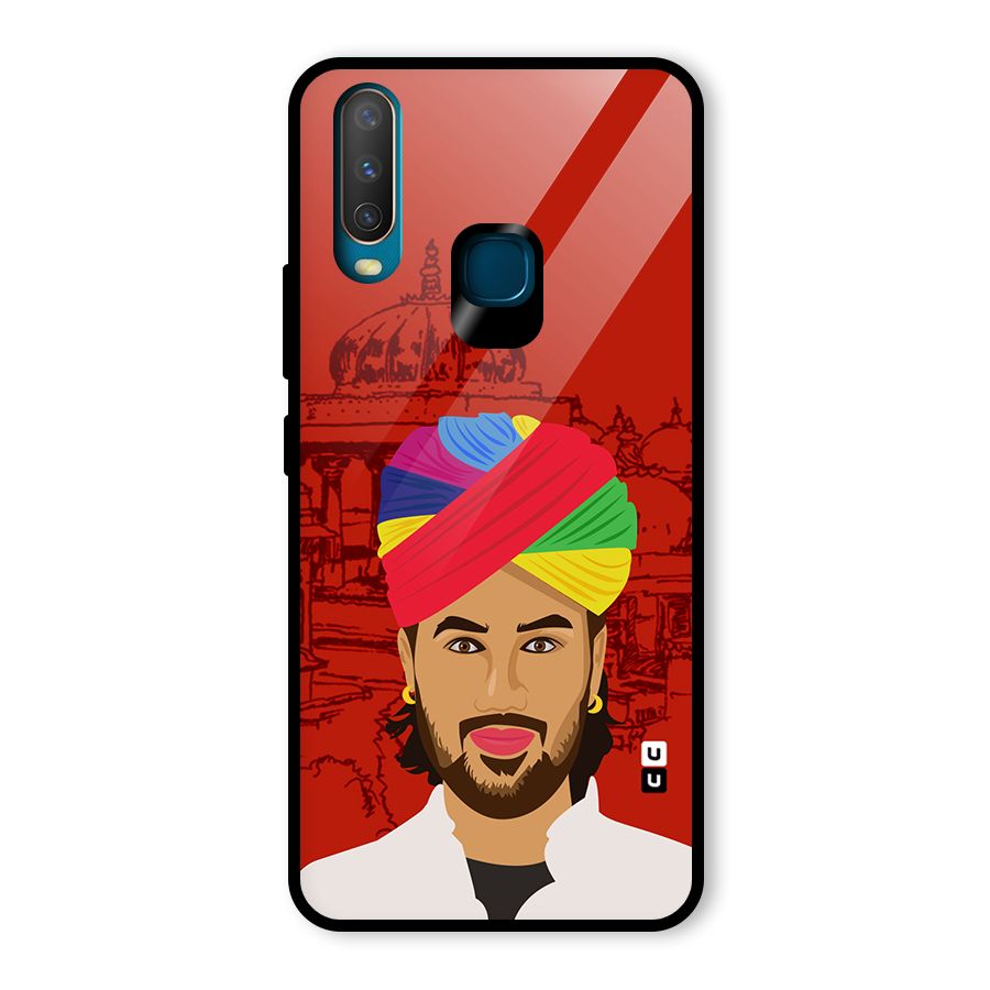 The Rajasthani Chokro Glass Back Case for Vivo Y12