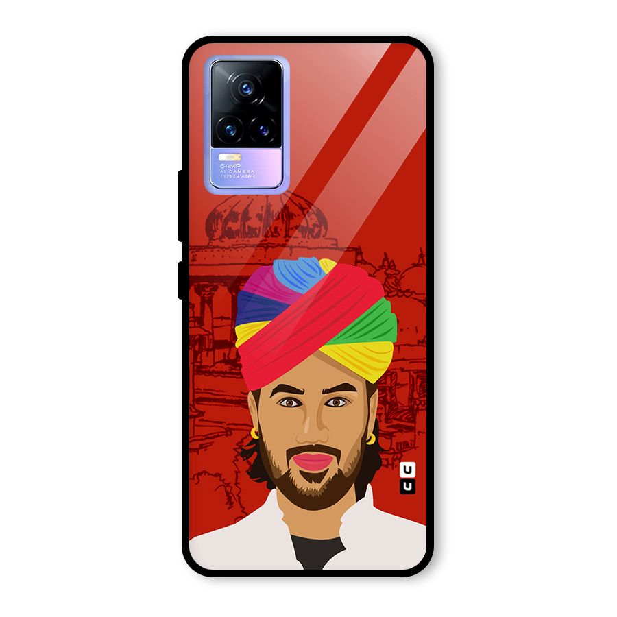 The Rajasthani Chokro Glass Back Case for Vivo Y73