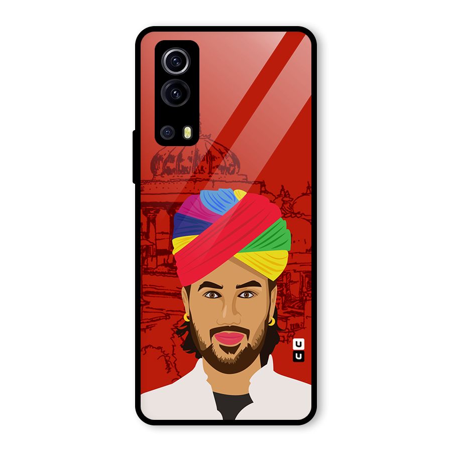 The Rajasthani Chokro Glass Back Case for Vivo iQOO Z3