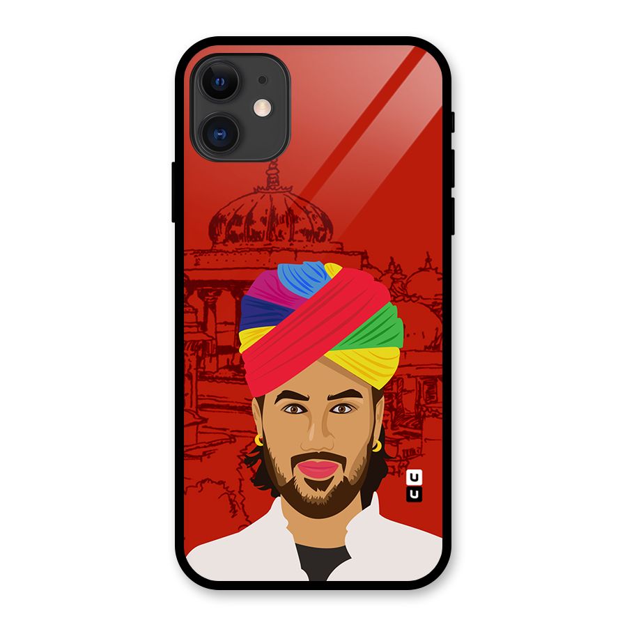 The Rajasthani Chokro Glass Back Case for iPhone 11