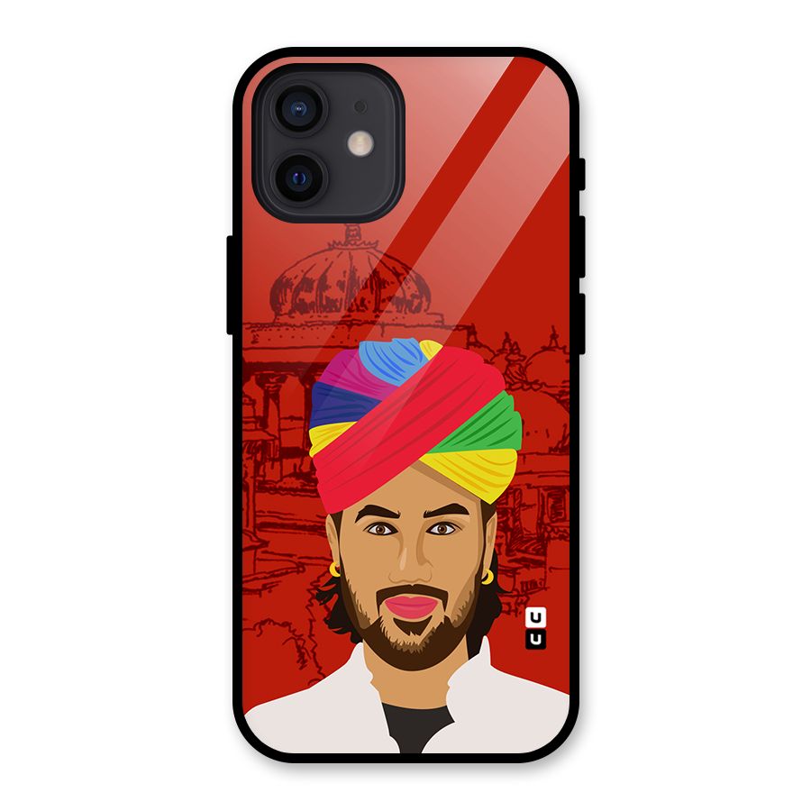 The Rajasthani Chokro Glass Back Case for iPhone 12