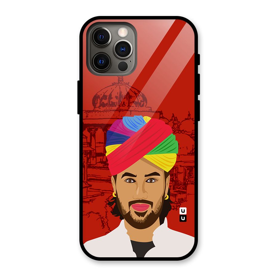 The Rajasthani Chokro Glass Back Case for iPhone 12 Pro