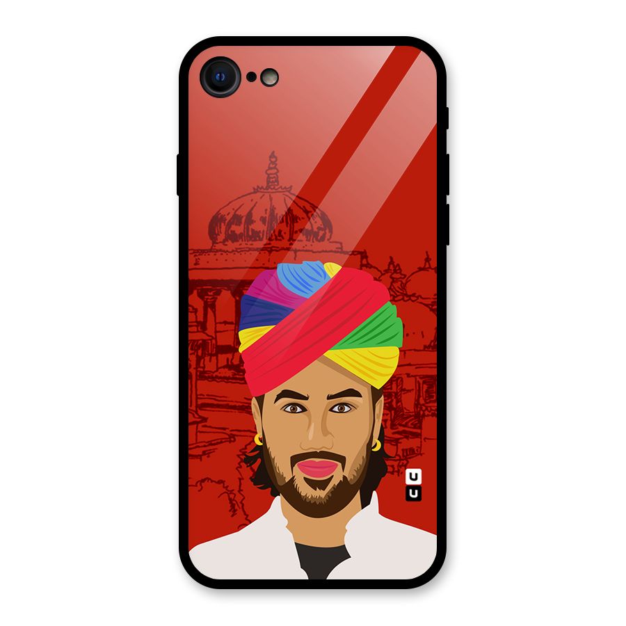 The Rajasthani Chokro Glass Back Case for iPhone 7