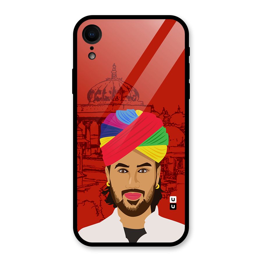 The Rajasthani Chokro Glass Back Case for iPhone XR