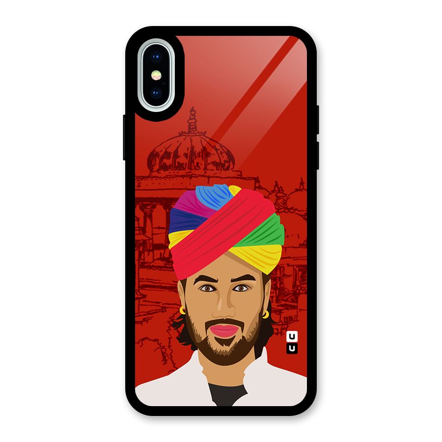 The Rajasthani Chokro Glass Back Case for iPhone XS