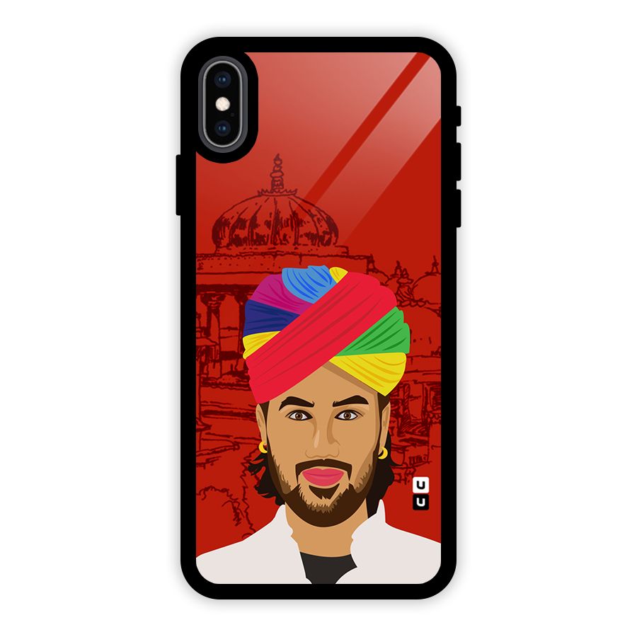 The Rajasthani Chokro Glass Back Case for iPhone XS Max