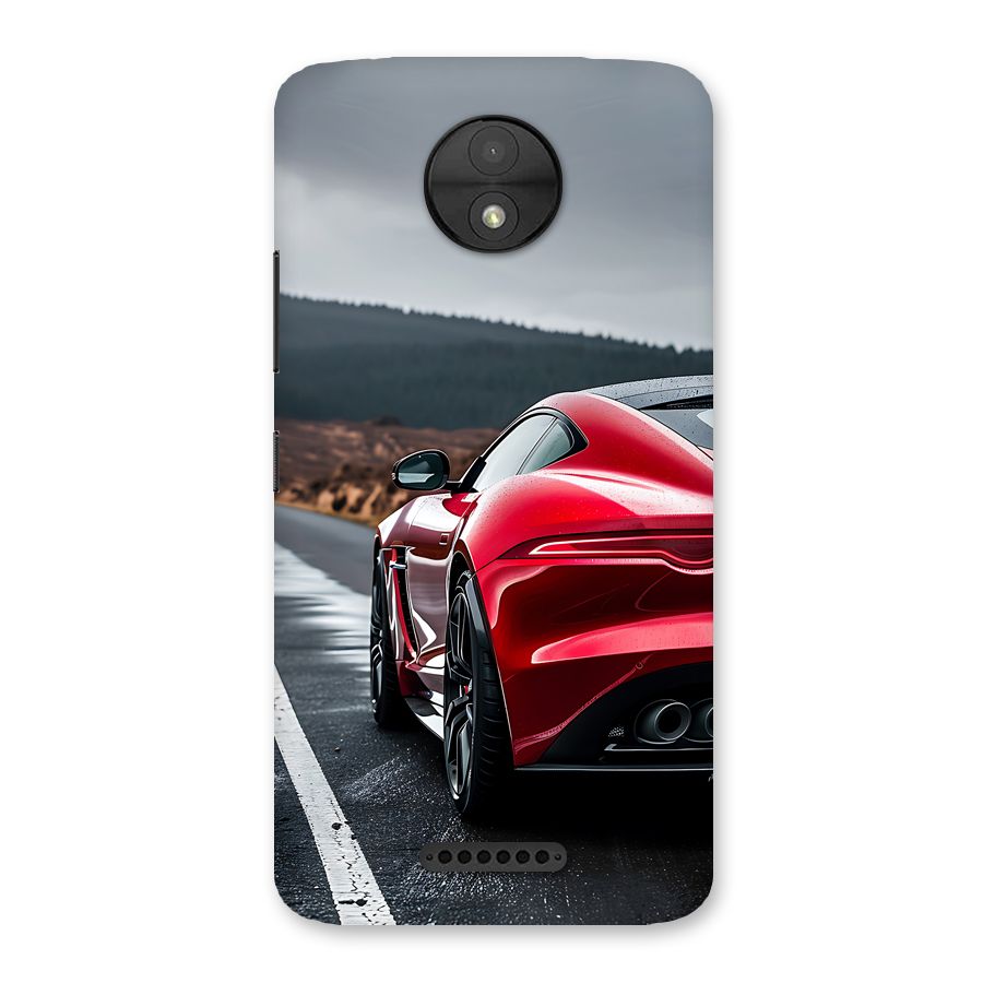 The Royal Car Back Case for Moto C