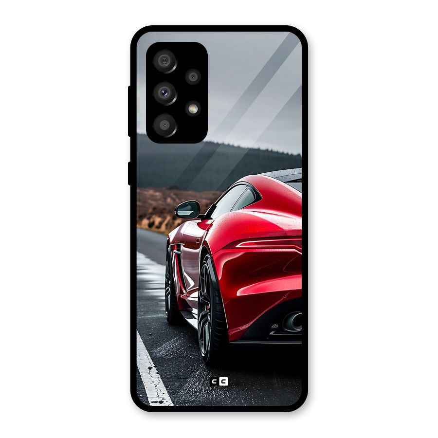 The Royal Car Glass Back Case for Galaxy A32
