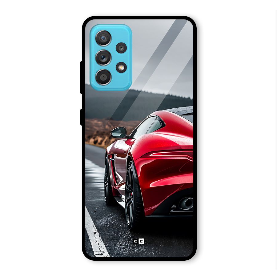 The Royal Car Glass Back Case for Galaxy A52s 5G