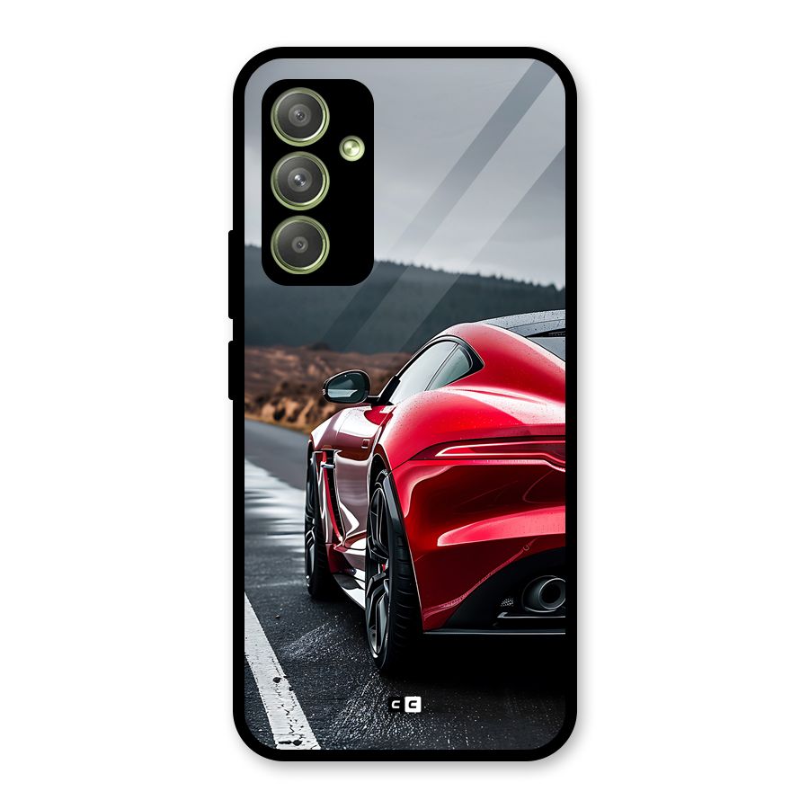 The Royal Car Glass Back Case for Galaxy A54