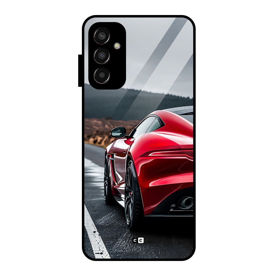 The Royal Car Glass Back Case for Galaxy F13