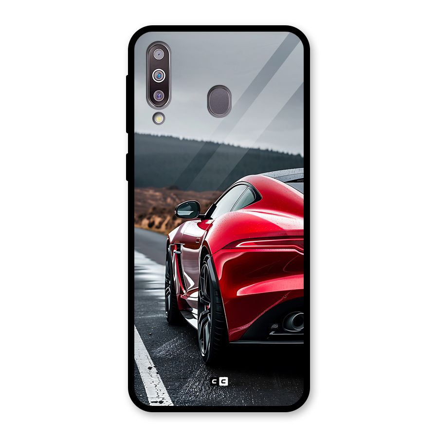 The Royal Car Glass Back Case for Galaxy M30