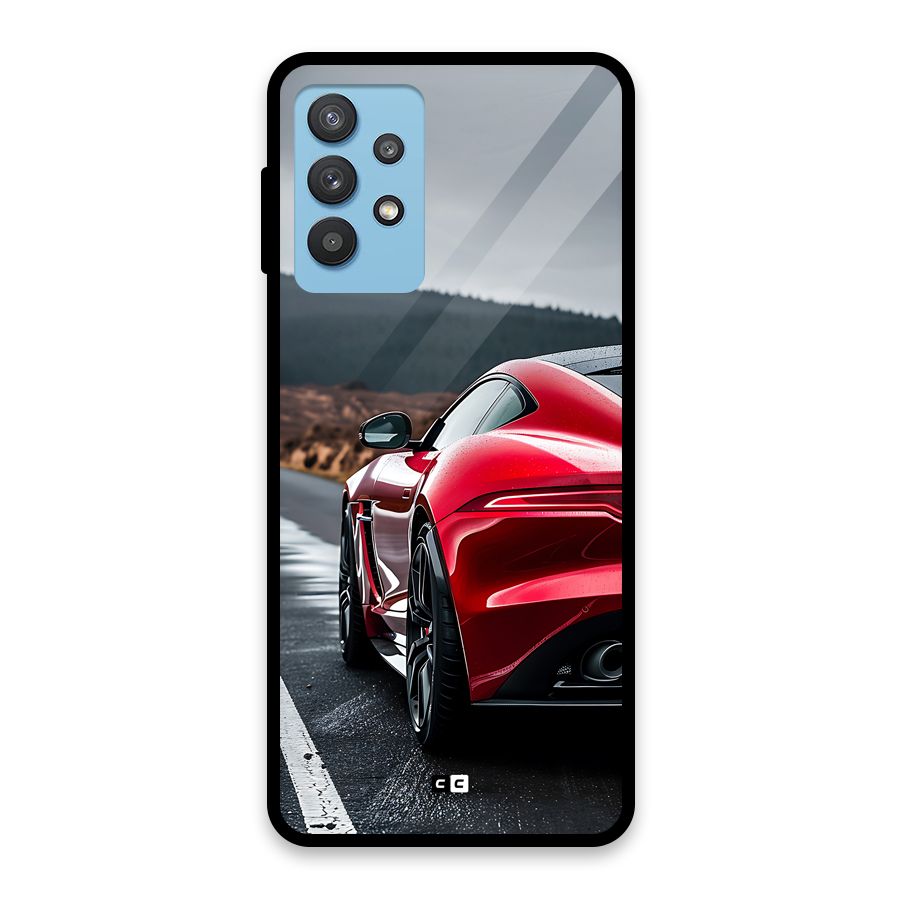 The Royal Car Glass Back Case for Galaxy M32 5G