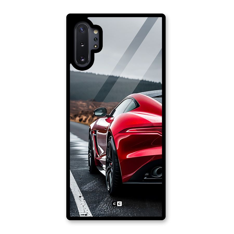 The Royal Car Glass Back Case for Galaxy Note 10 Plus