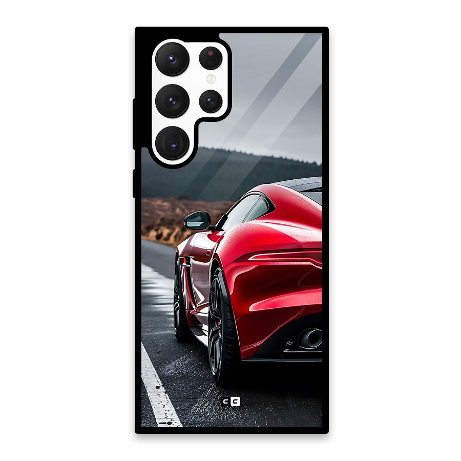 The Royal Car Glass Back Case for Galaxy S22 Ultra 5G