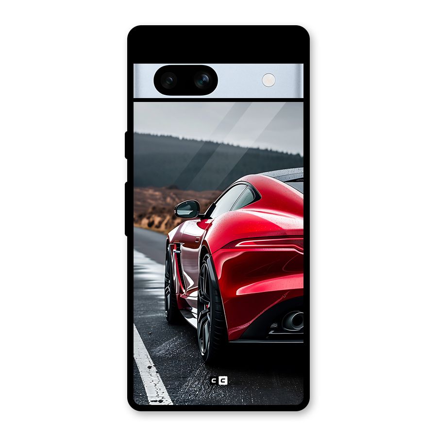 The Royal Car Glass Back Case for Google Pixel 7a
