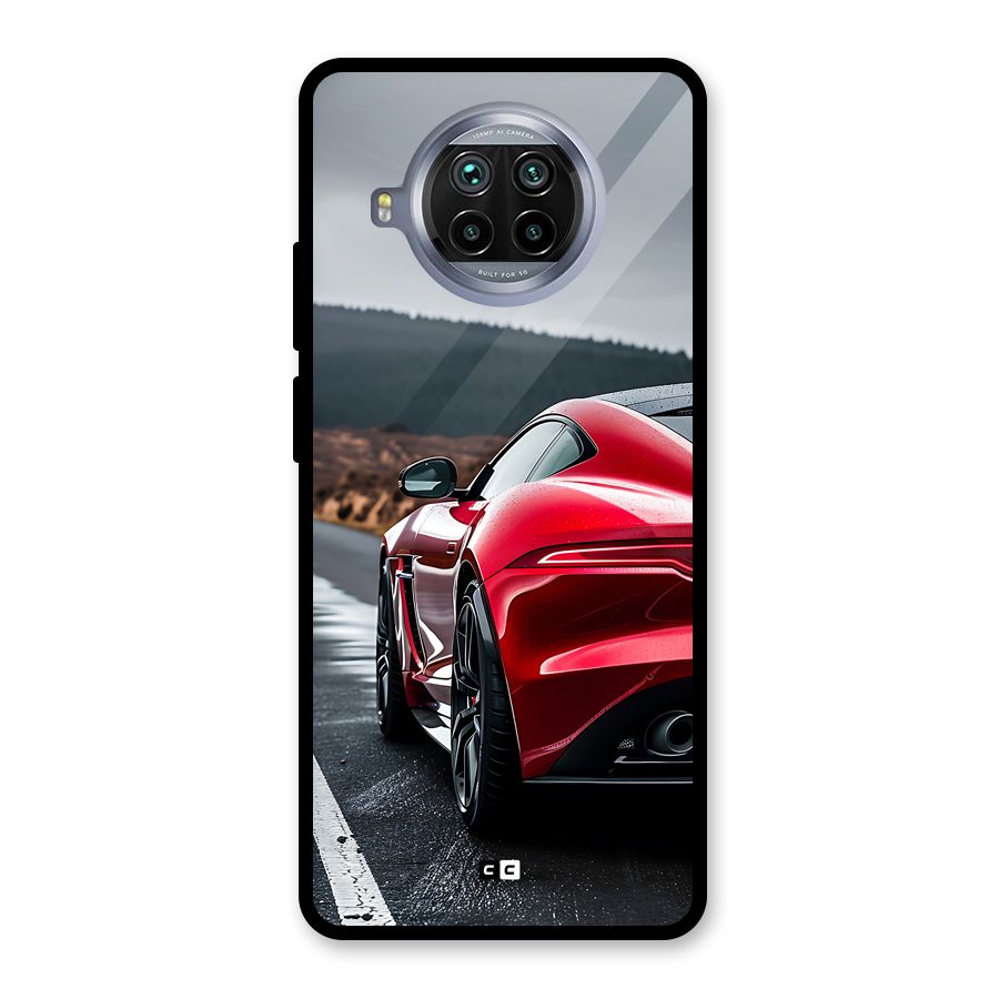 The Royal Car Glass Back Case for Mi 10i