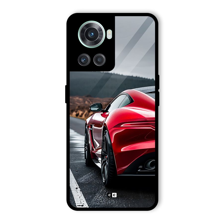 The Royal Car Glass Back Case for OnePlus 10R