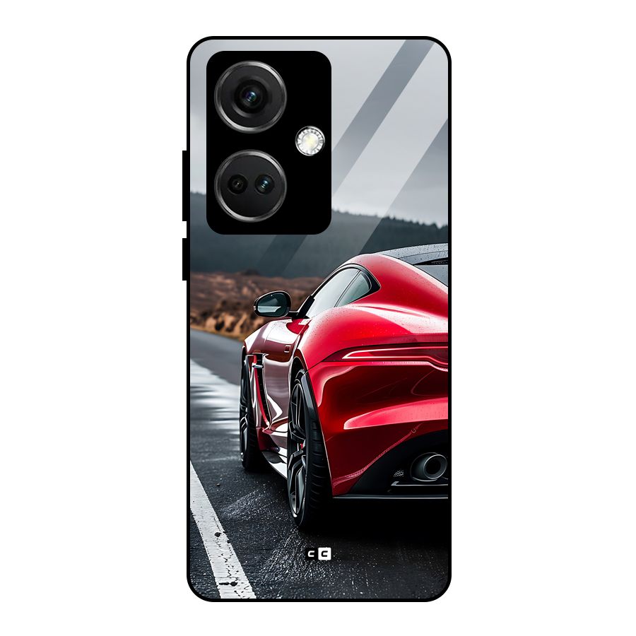 The Royal Car Glass Back Case for OnePlus Nord CE 3 5G