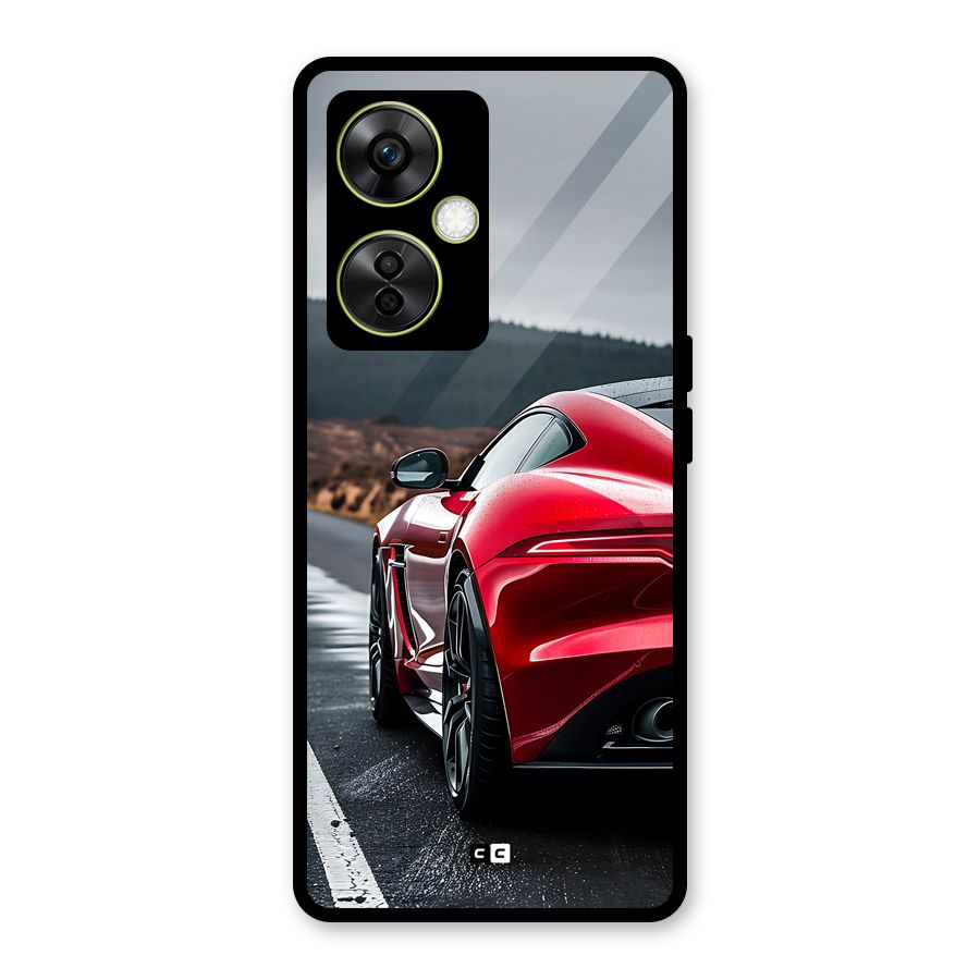 The Royal Car Glass Back Case for OnePlus Nord CE 3 Lite