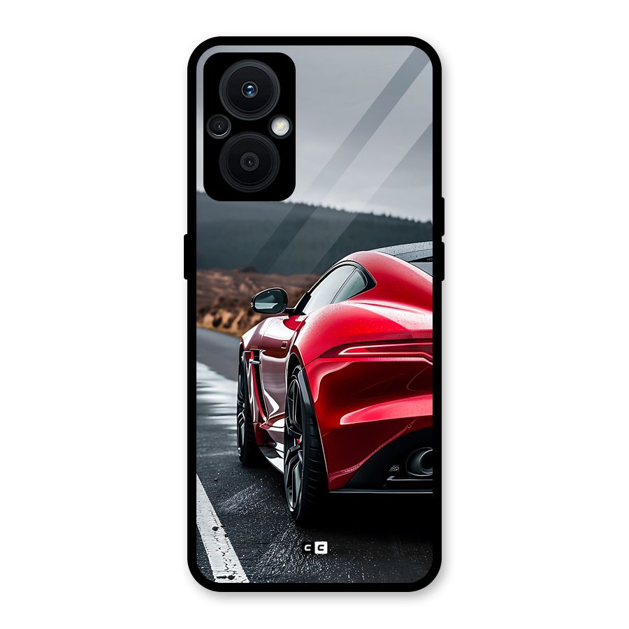 The Royal Car Glass Back Case for Oppo F21s Pro 5G