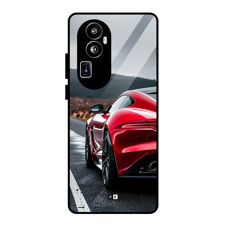 The Royal Car Glass Back Case for Oppo Reno10 Pro Plus