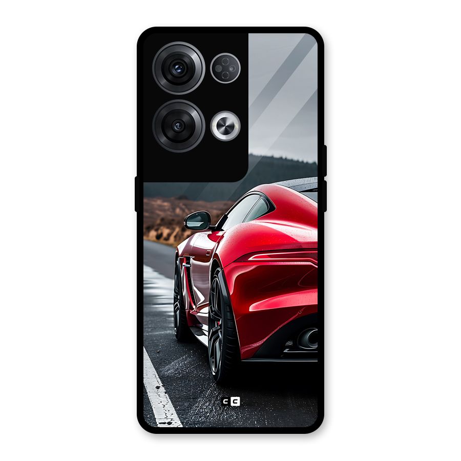 The Royal Car Glass Back Case for Oppo Reno8 Pro 5G