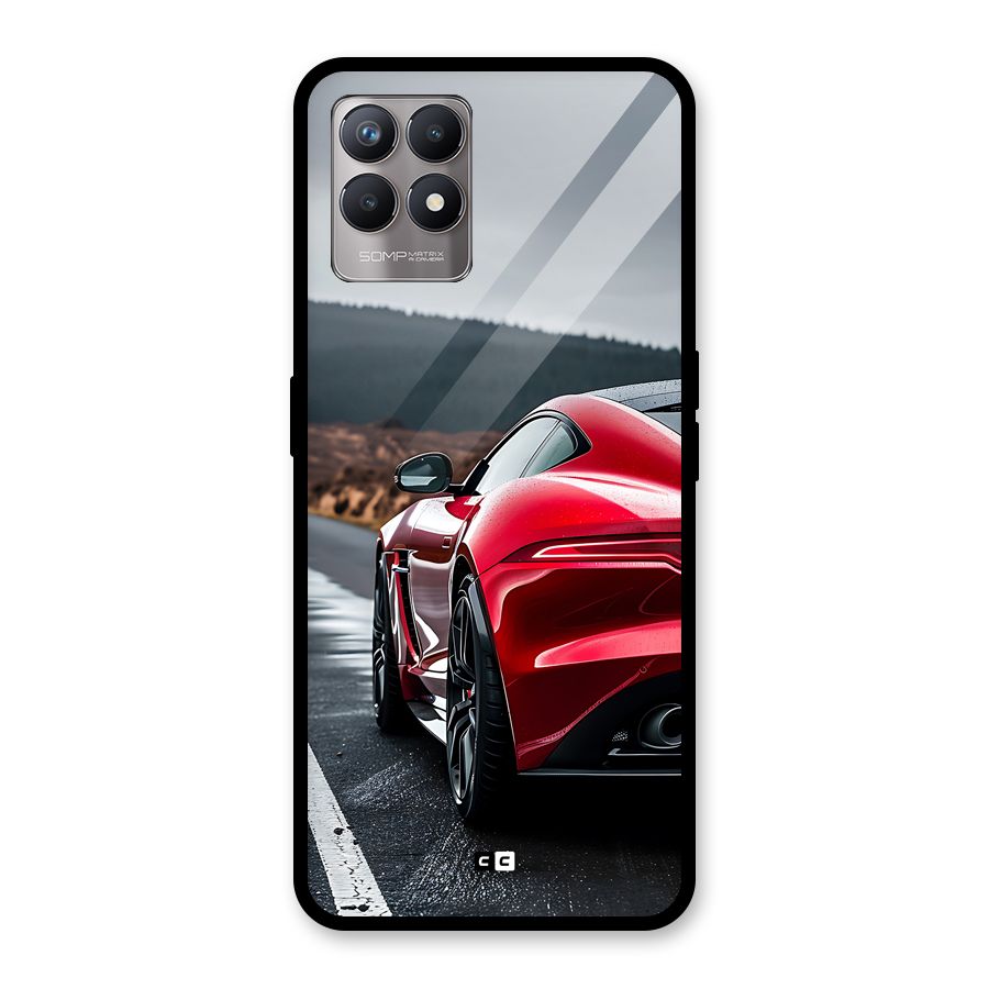 The Royal Car Glass Back Case for Realme 8i