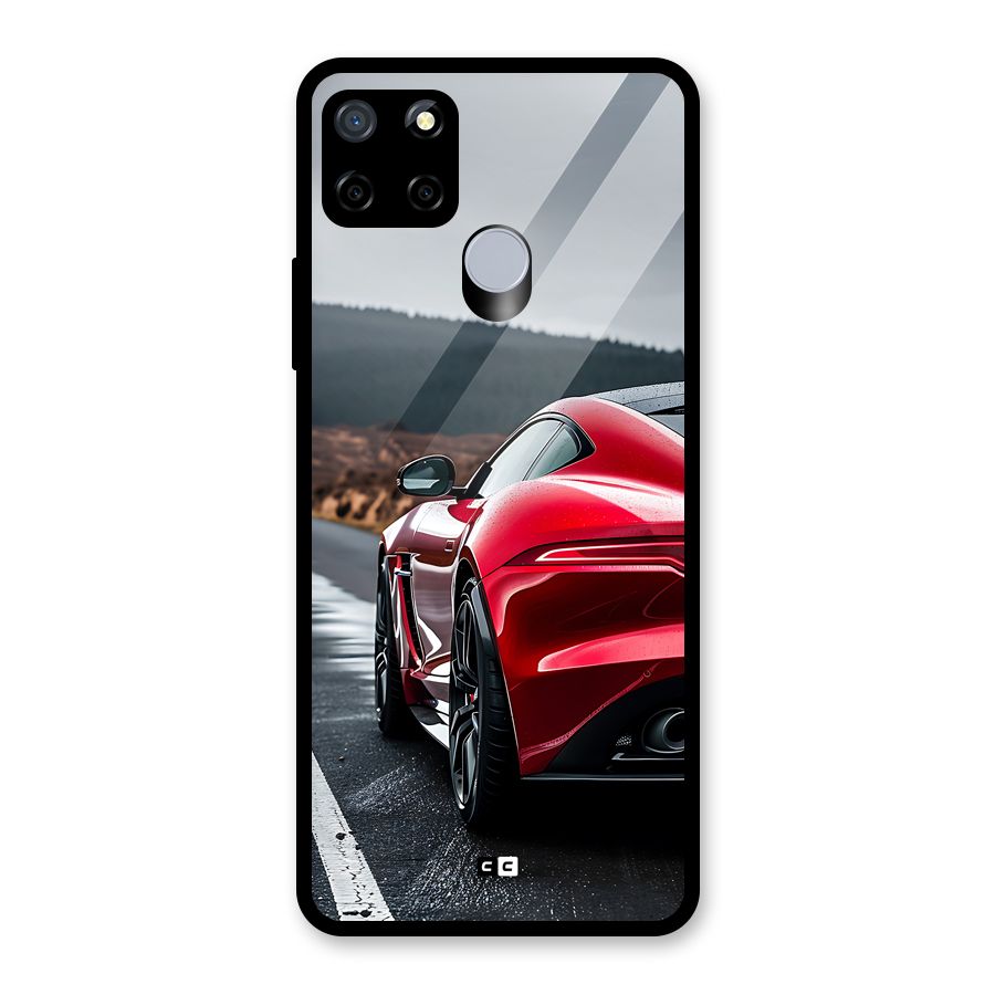 The Royal Car Glass Back Case for Realme C12