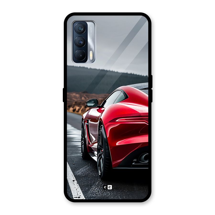 The Royal Car Glass Back Case for Realme X7