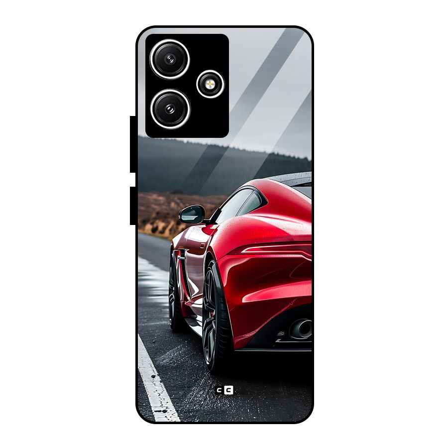 The Royal Car Glass Back Case for Redmi 12 5G