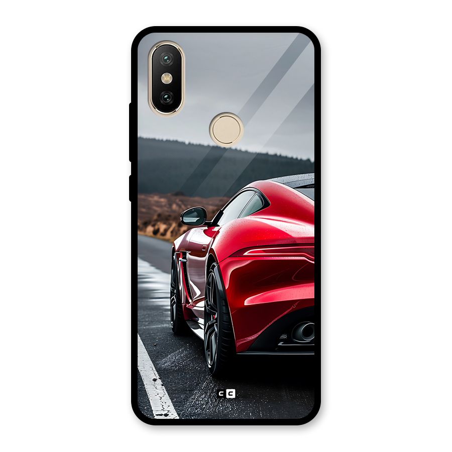 The Royal Car Glass Back Case for Redmi A2