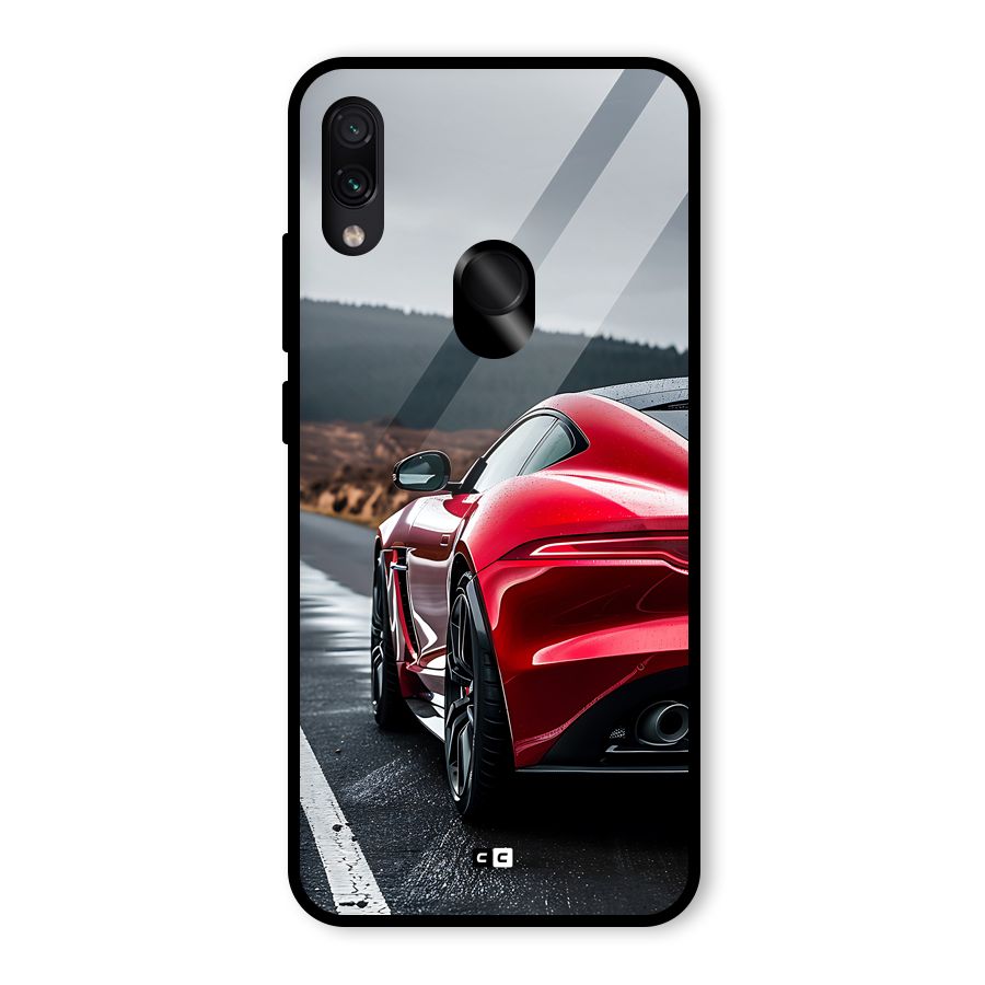 The Royal Car Glass Back Case for Redmi Note 7 Pro