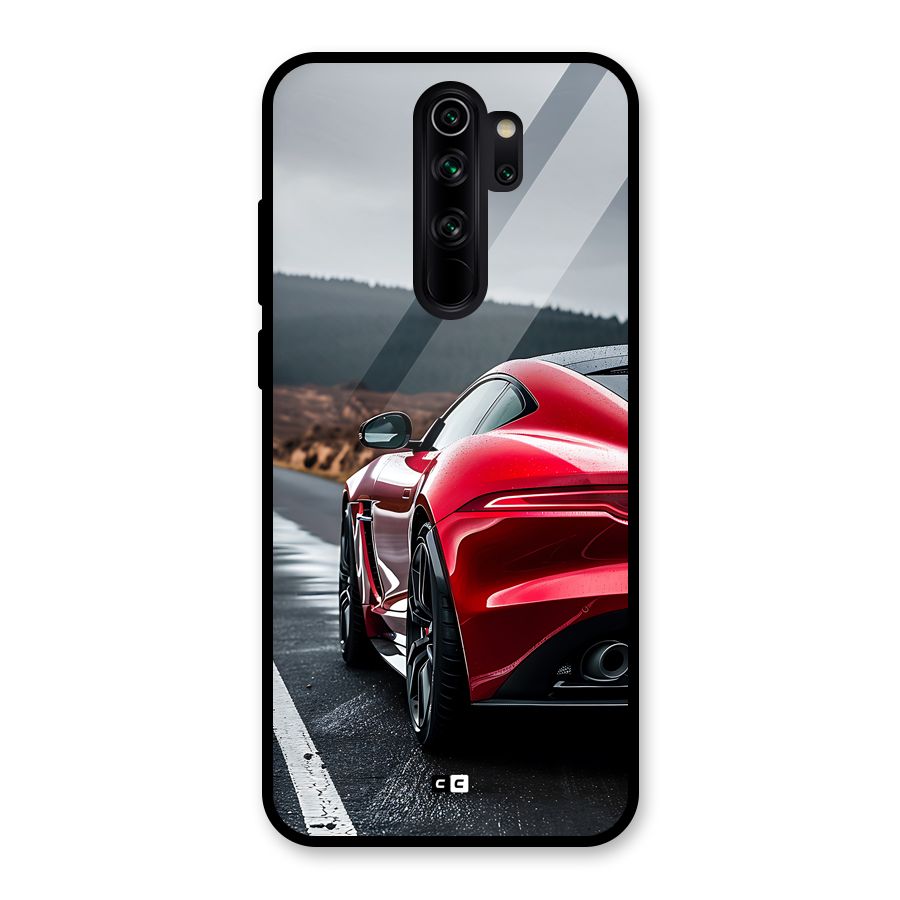 The Royal Car Glass Back Case for Redmi Note 8 Pro
