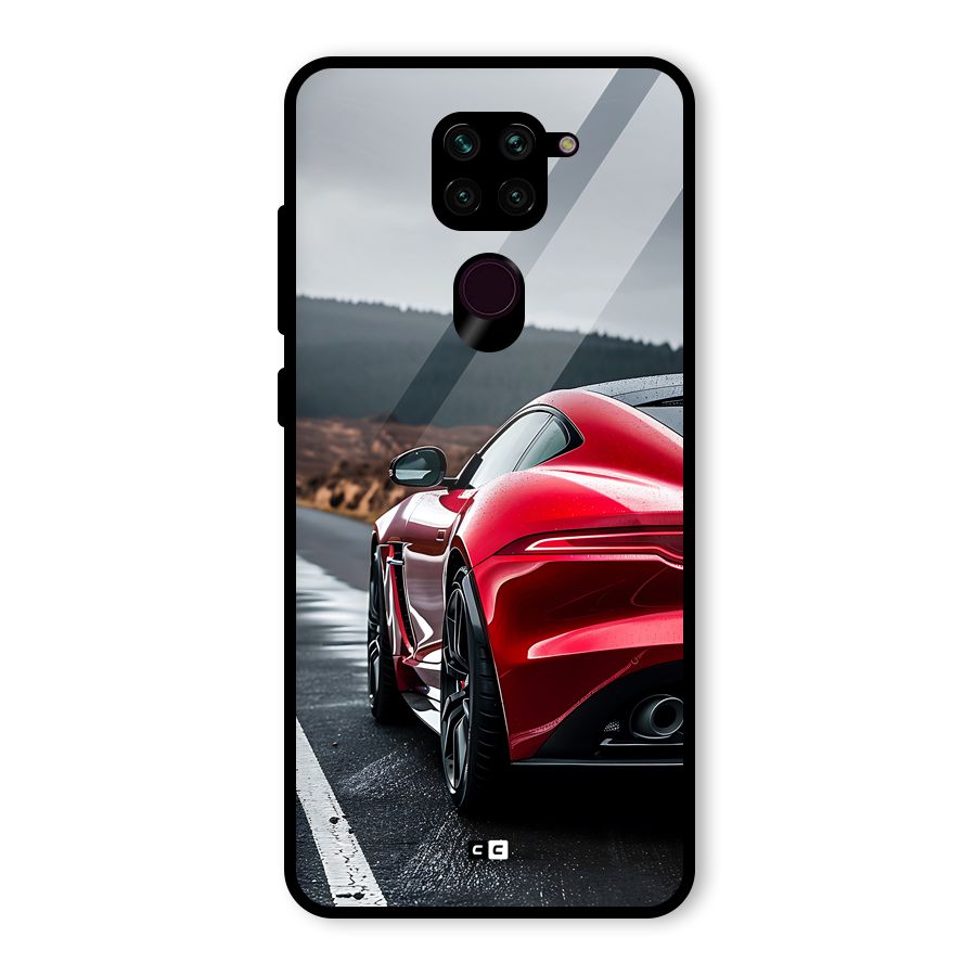 The Royal Car Glass Back Case for Redmi Note 9