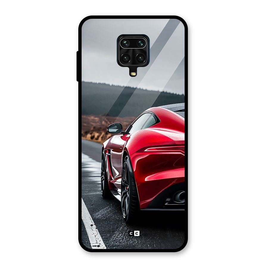 The Royal Car Glass Back Case for Redmi Note 9 Pro