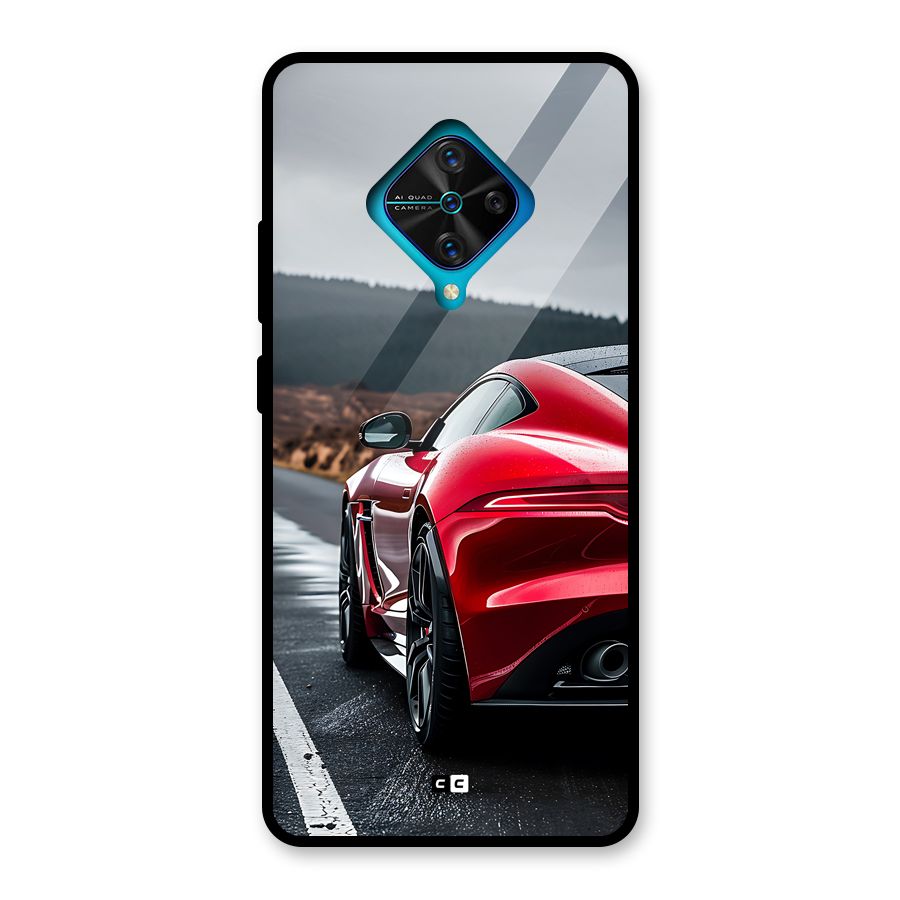 The Royal Car Glass Back Case for Vivo S1 Pro