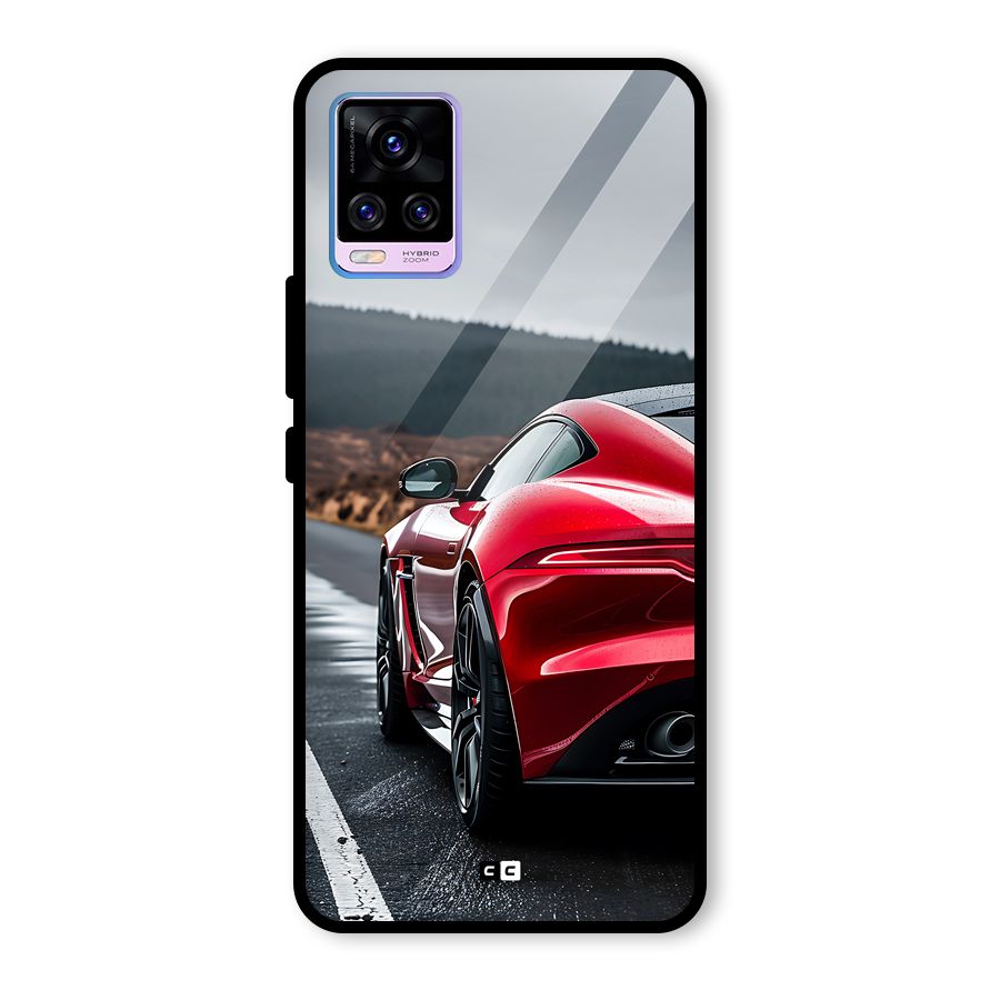 The Royal Car Glass Back Case for Vivo V20 Pro