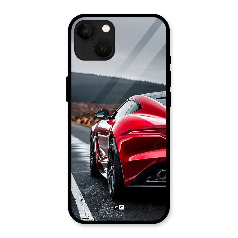 The Royal Car Glass Back Case for iPhone 13