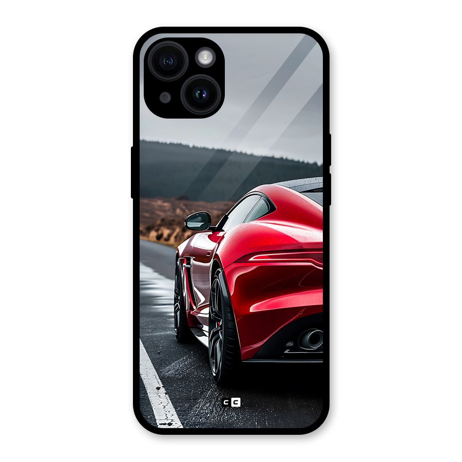 The Royal Car Glass Back Case for iPhone 14