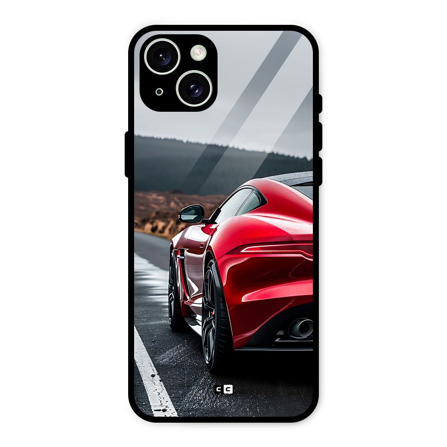 The Royal Car Glass Back Case for iPhone 15 Plus