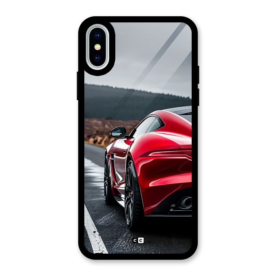 The Royal Car Glass Back Case for iPhone XS