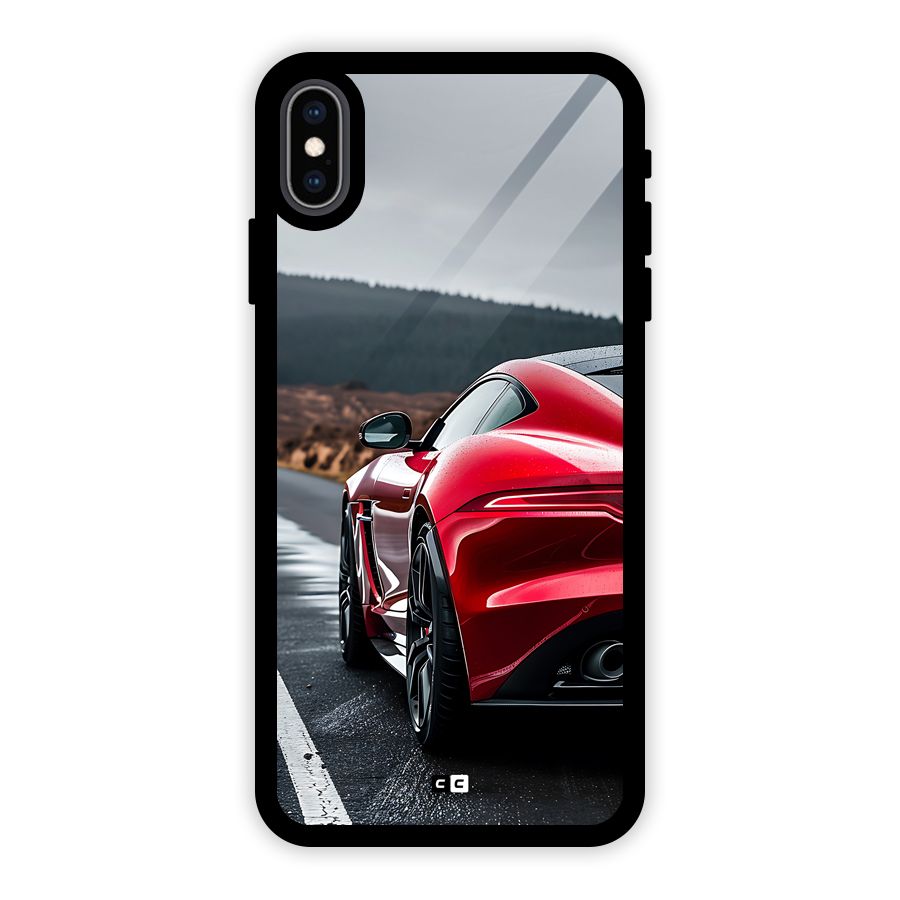 The Royal Car Glass Back Case for iPhone XS Max