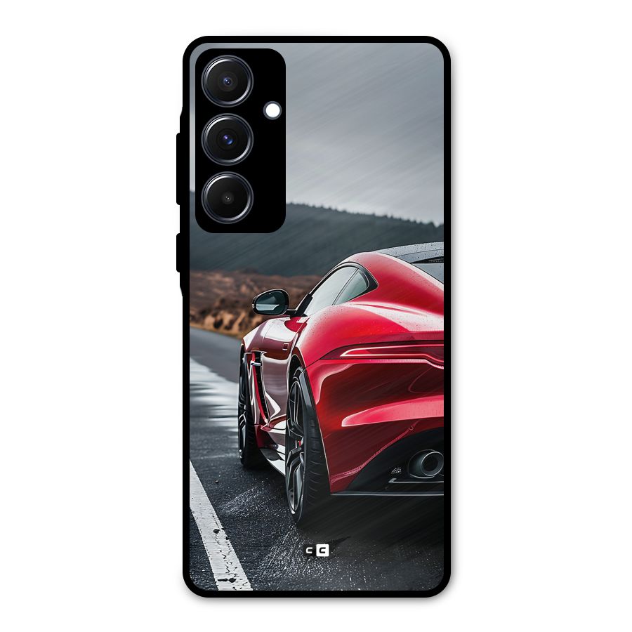 The Royal Car Metal Back Case for Galaxy A55