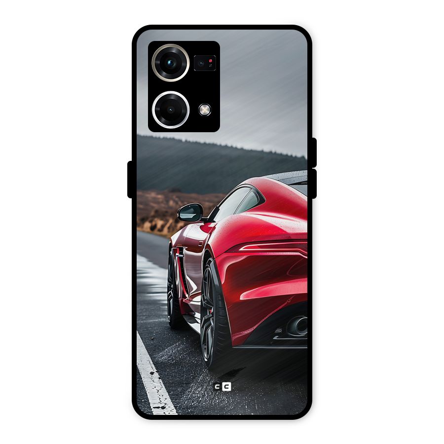 The Royal Car Metal Back Case for Oppo F21s Pro 4G